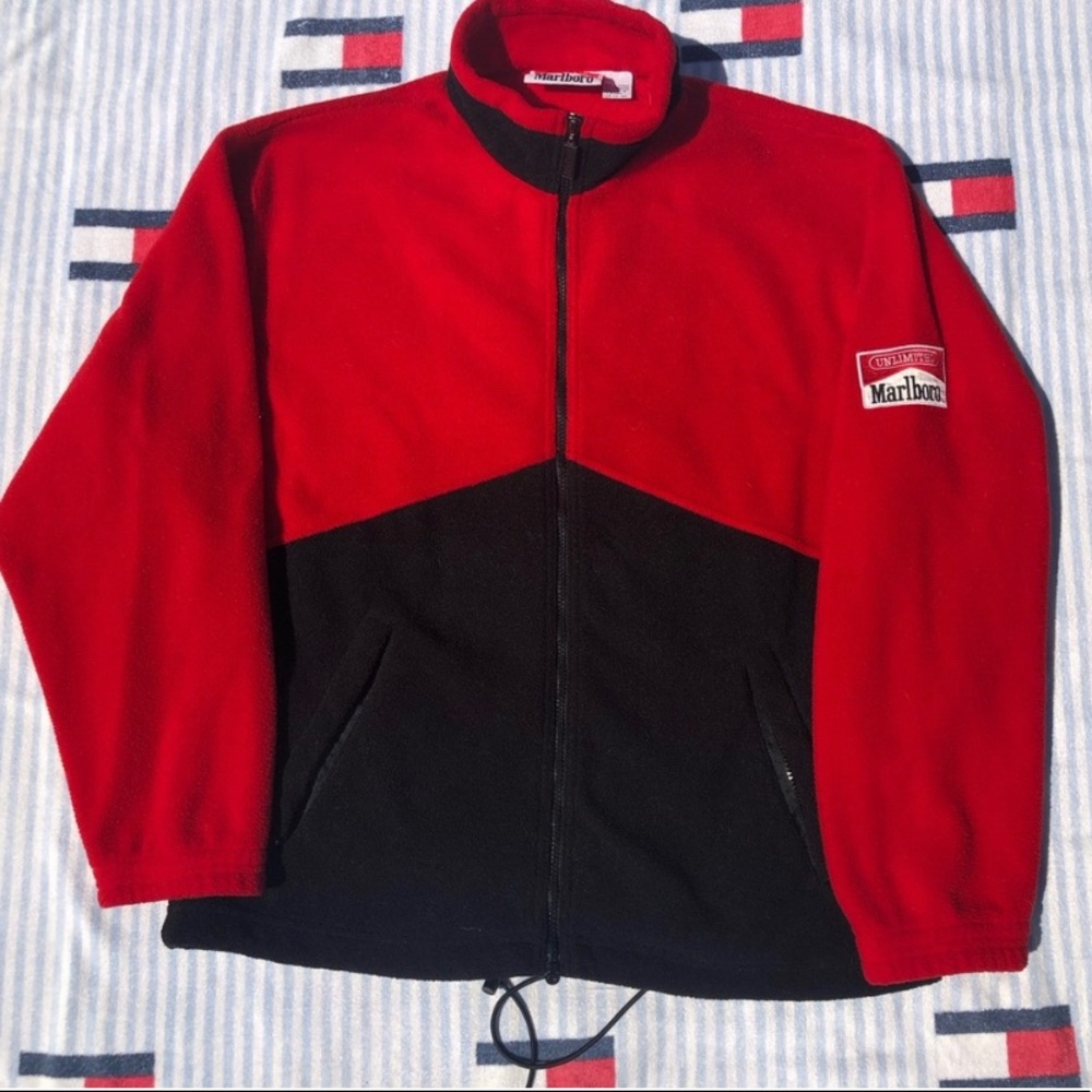 Vintage Marlboro Fleece Zip Up